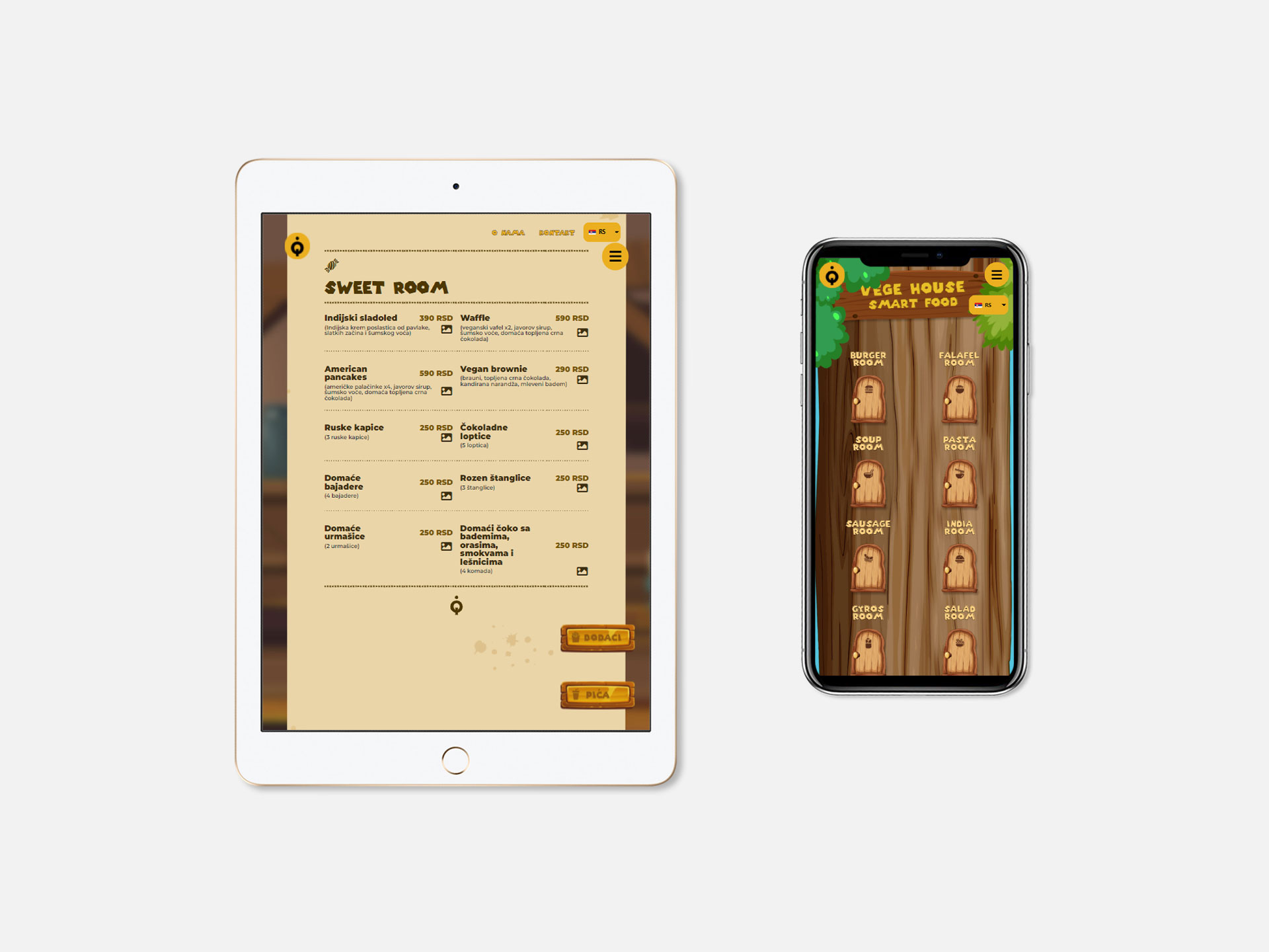 Vege House: iPad & iPhone