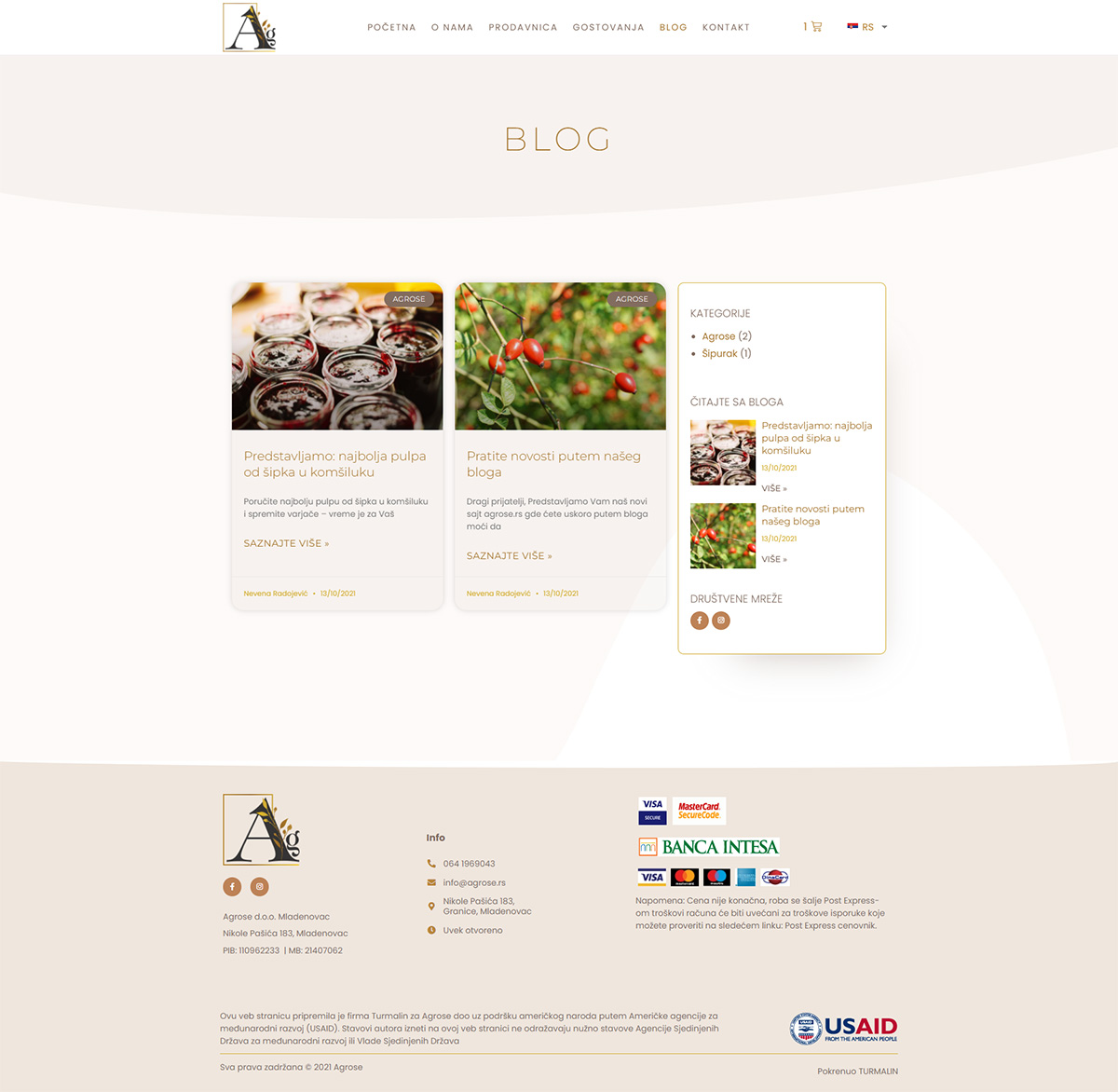 Agrose: Blog