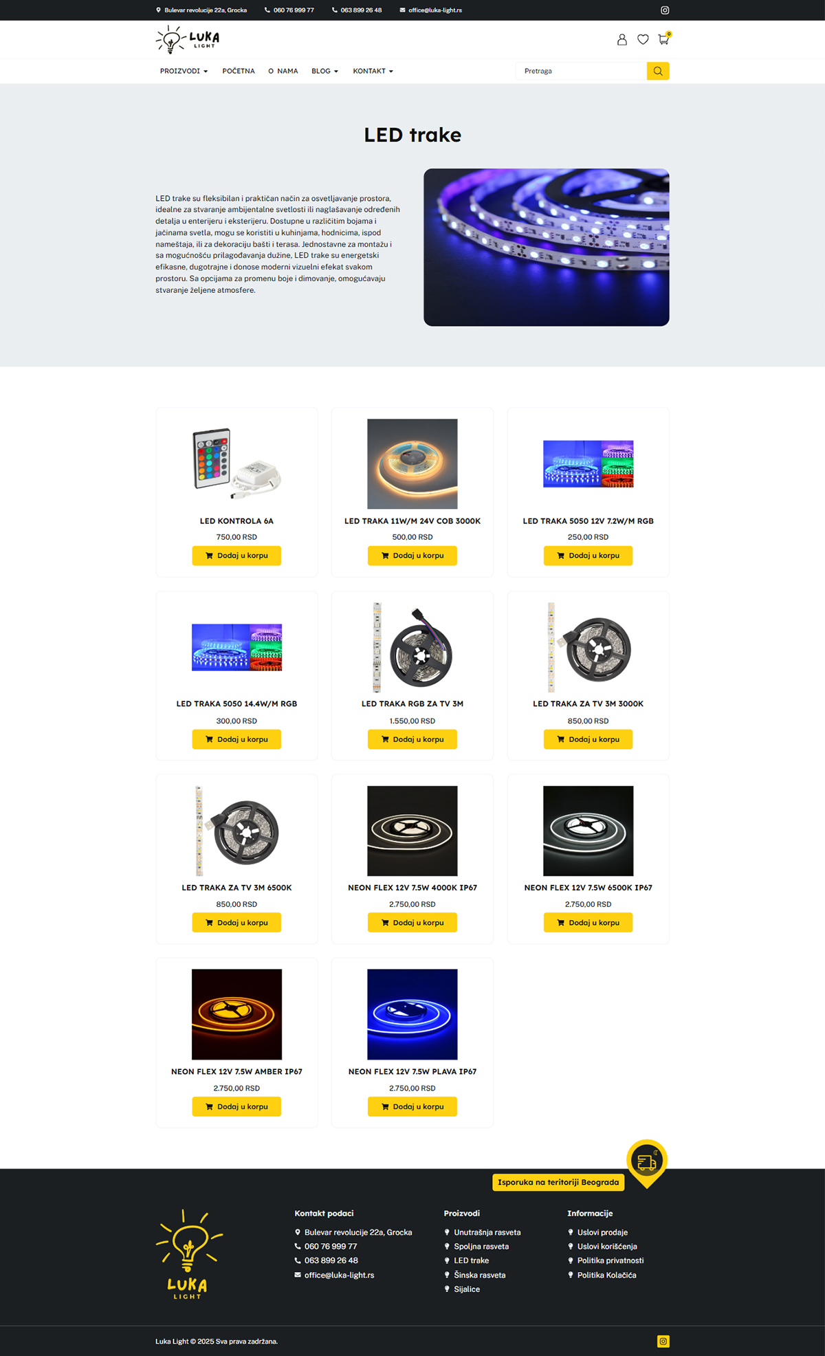 Led trake